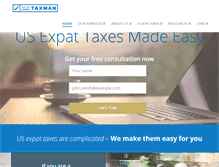 Tablet Screenshot of onlinetaxman.com